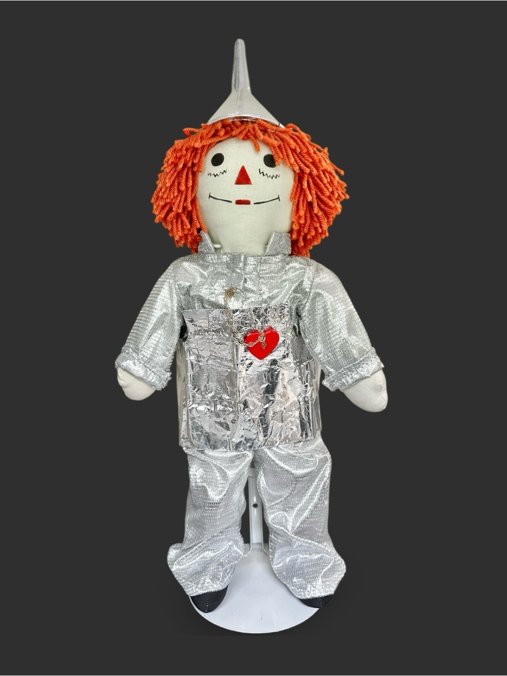 Raggedy Ann Style Tin Man Doll Handmade Wizard Of Oz Louise Maldonado